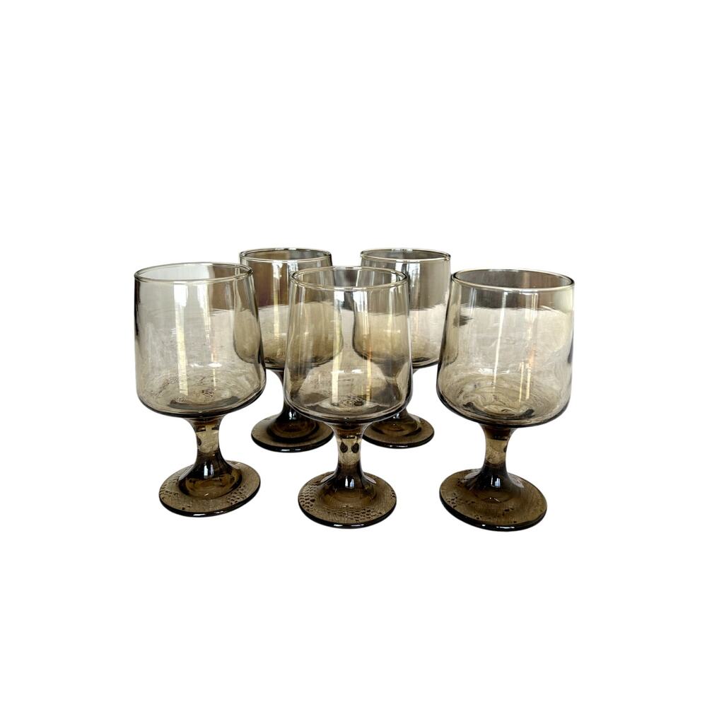 Vintage Libbey Tawney Accent Glasses